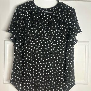 Black and White Torrid Blouse
